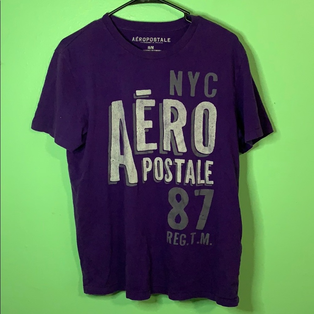 Purple Aēropostale nyc 87 shirt
